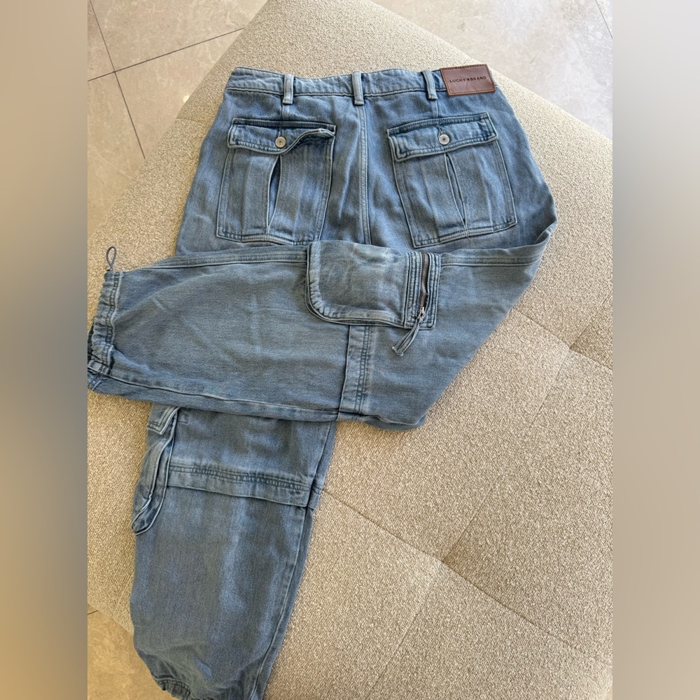 LUCKY BRAND CARGO JEANS - Picture 3 of 4